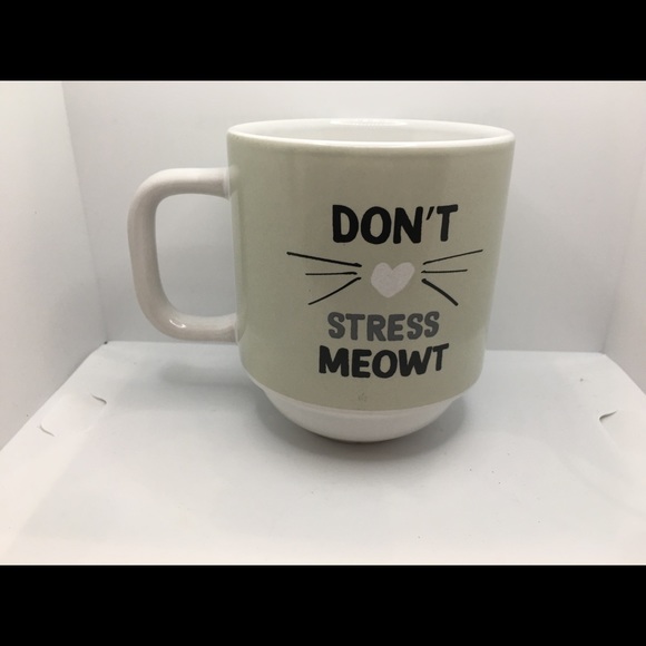 Dont Stress Meowt Cat Lover Mug last call - final markdown - Picture 3 of 9